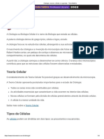 Citologia - Resumo, Células e Organelas - Toda Matéria