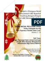 Liturgi Perayaan Natal Mitra TBG Rungan