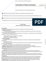 Class VIII Science Notes For Conservation of Plants and Animals