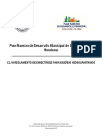 Reglamento de Directrices para Diseños Hidrosanitarios 2019 (San Pedro Sula)