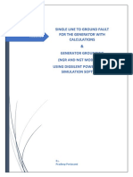 Single Line To Ground Fault