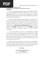 Carta de Solicitud de Fosa Al Alcalde