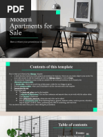 Modern Apartments For Sale - by Slidesgo