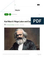 Karl Marx's Wage Labor and Capital' - by The Dangerous Maybe - Medium