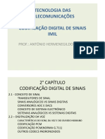 Codificação Digital de Sinais 2016