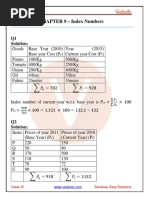 Sandeep Garg Economics Class 11 Solutions For Chapter 9 - Index Numbers