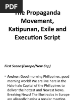 The Propaganda Movement, Katipunan, Exile and