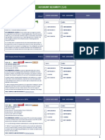 Account Security Checklist