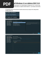 How To Install Windows 11 On ESXi 7.0.3