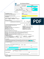 Part Submission Warrant