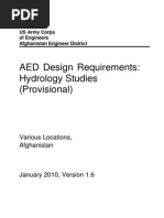 AED Design Requirements - Hydrology - Jan10