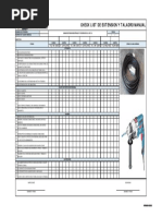 Check List de Extension y Taladro