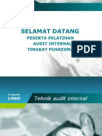 Materi Pelatihan Audit Internal