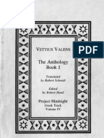 Vettius Valens - The Anthology, Book I