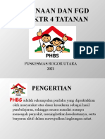 Pembinaan Dan FGD PHBS KTR 4 Tatanan