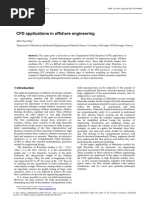 CFD Applications in Offshore Engineering