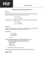 2-3 Corrigé - Exercices - Structures