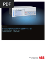 1MRK505276-UUS A en Application Manual Busbar Protection REB650 1.2 ANSI