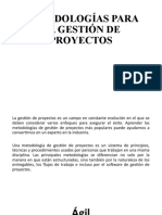 Metodologías para La Gestión de Proyectos