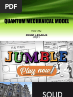 Quantum Mechanical Model of The Atom.