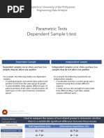 2.dependent Sample T-Test