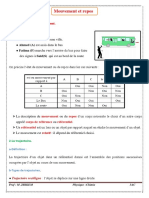 Mouvement Et Repos Cours 1