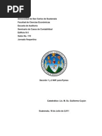 Trabajo Seccion 1 y 2 NIIF para Pymes