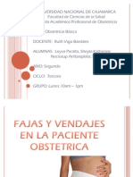 Fajas y Vendajes en La Paciente Obstetric A