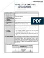 Course Teaching Plan