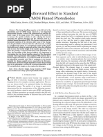 Feedforward Effect in Standard CMOS Pinned Photodiodes