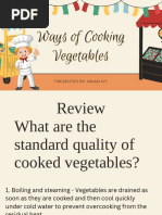 Cooking Vegetables