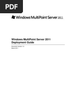 Windows Multi Point Server 2011 - Deployment Guide