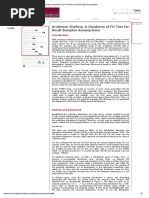 Anderson-Darling - A Gof Test For Small Samples Assumptions