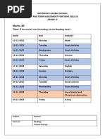 Grade 10 Post Midterm Portions - 2022-23