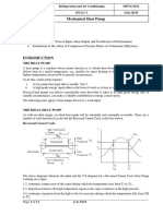 Mechanical Heat Pump - Worksheet