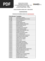 Classificacao Final Dos Candidatos - Anestesiologia