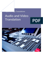 Audio and Video Translation