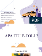 Konsep Sistem Informasi E-Toll