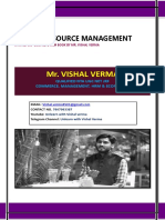 HRM Book by Mr. Vishal Verma