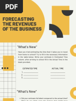 FORECASTING-REVENUES Week13