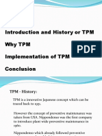 Contents: Introduction and History or TPM Why TPM Implementation of TPM Conclusion