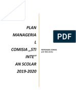 Plan Managerial 2019-2020