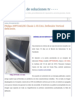 El Rincón de Soluciones TV - Philips 29PT5445 - 85 Chasis L 03.UAA. Deflexión Vertical Deficiente.