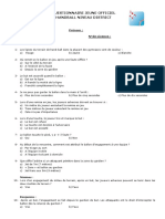 Questionnaire Jo District Handball