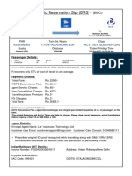 Electronic Reservation Slip (ERS) : 4236392455 12704/falaknuma Exp Ac 2 Tier Sleeper (2A)