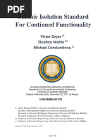 Seismic Isolation Standard