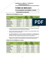 Informe de Mercado Septiembre 11 de 2022