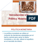 Politica Monetaria - 2022