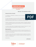 Rol de Exámenes Bimestrales - 3er Bimestre