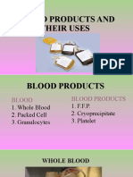 Blood Products and Their Uses